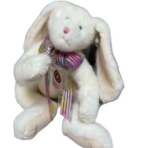 ❤️ BOYDS BEAR CASSIE B NIBBLES ADORABLE WHITE RABBIT
